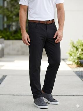 Ben Sherman Sport Men's Tech Black Performance Golf Pants Size 40x30